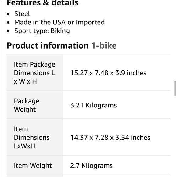 Allen Sports Folding Bicycle Carrier Model MT-1 - Picture 13 of 16